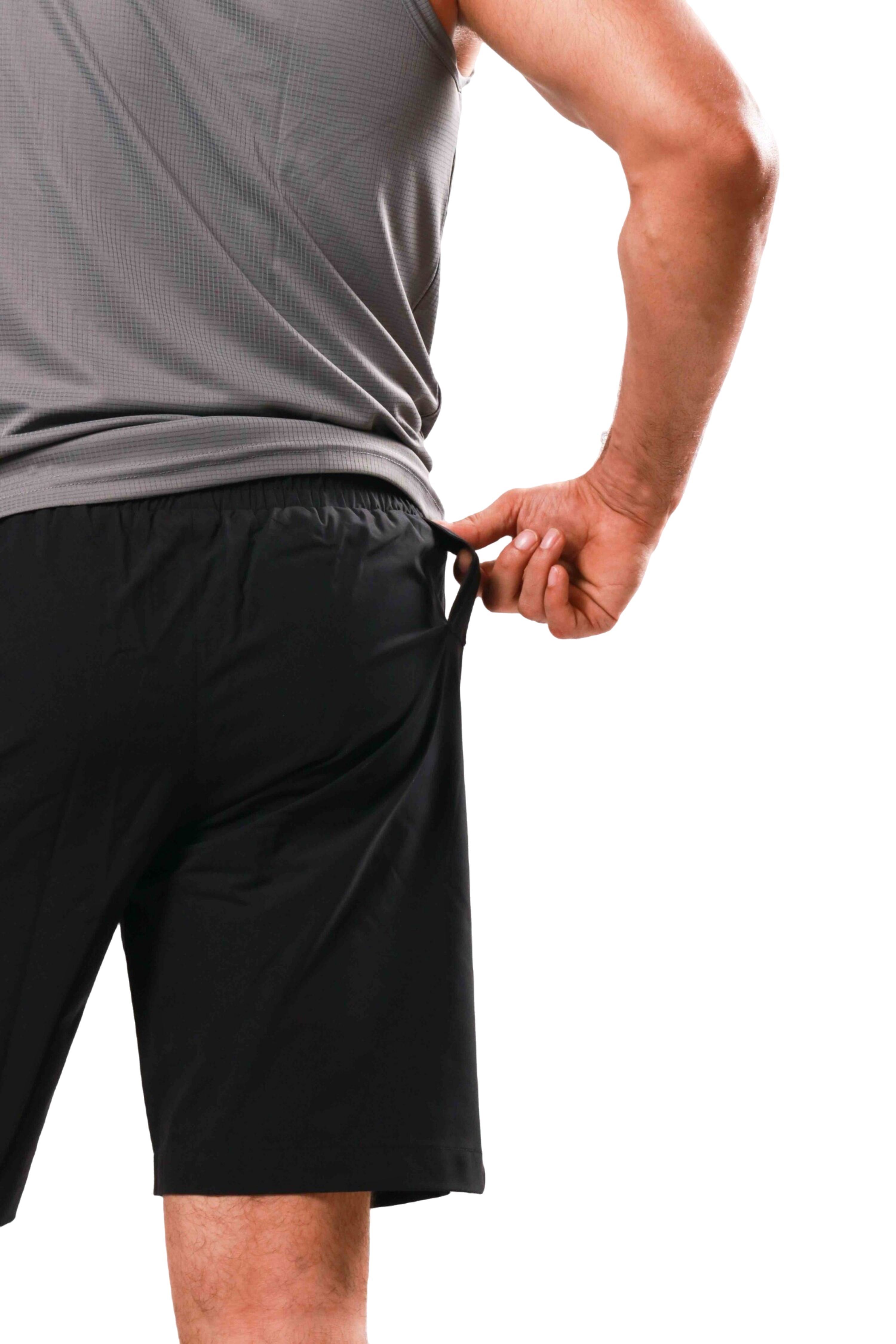 2-in-1 Compression Shorts - Black/Black