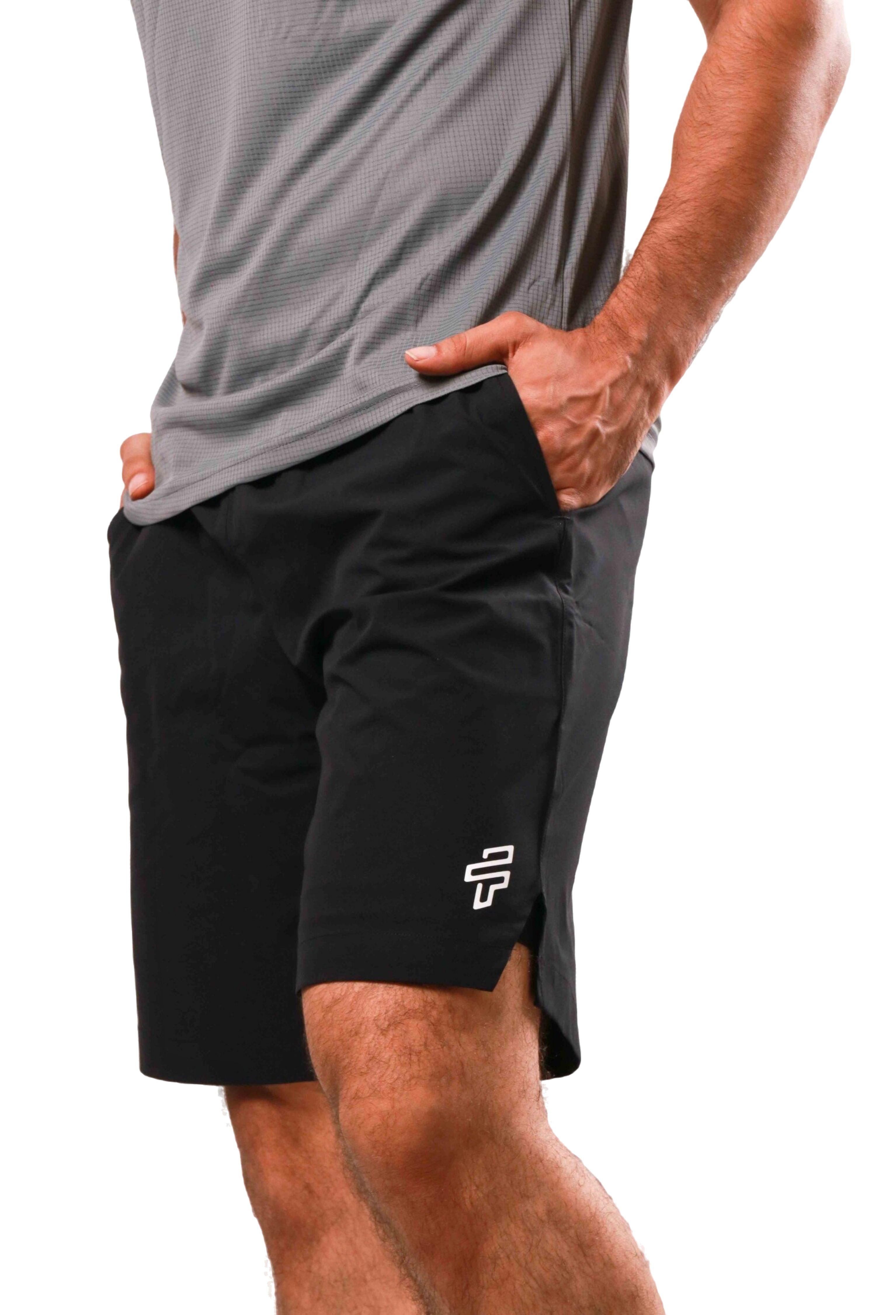 2-in-1 Compression Shorts - Black/Black