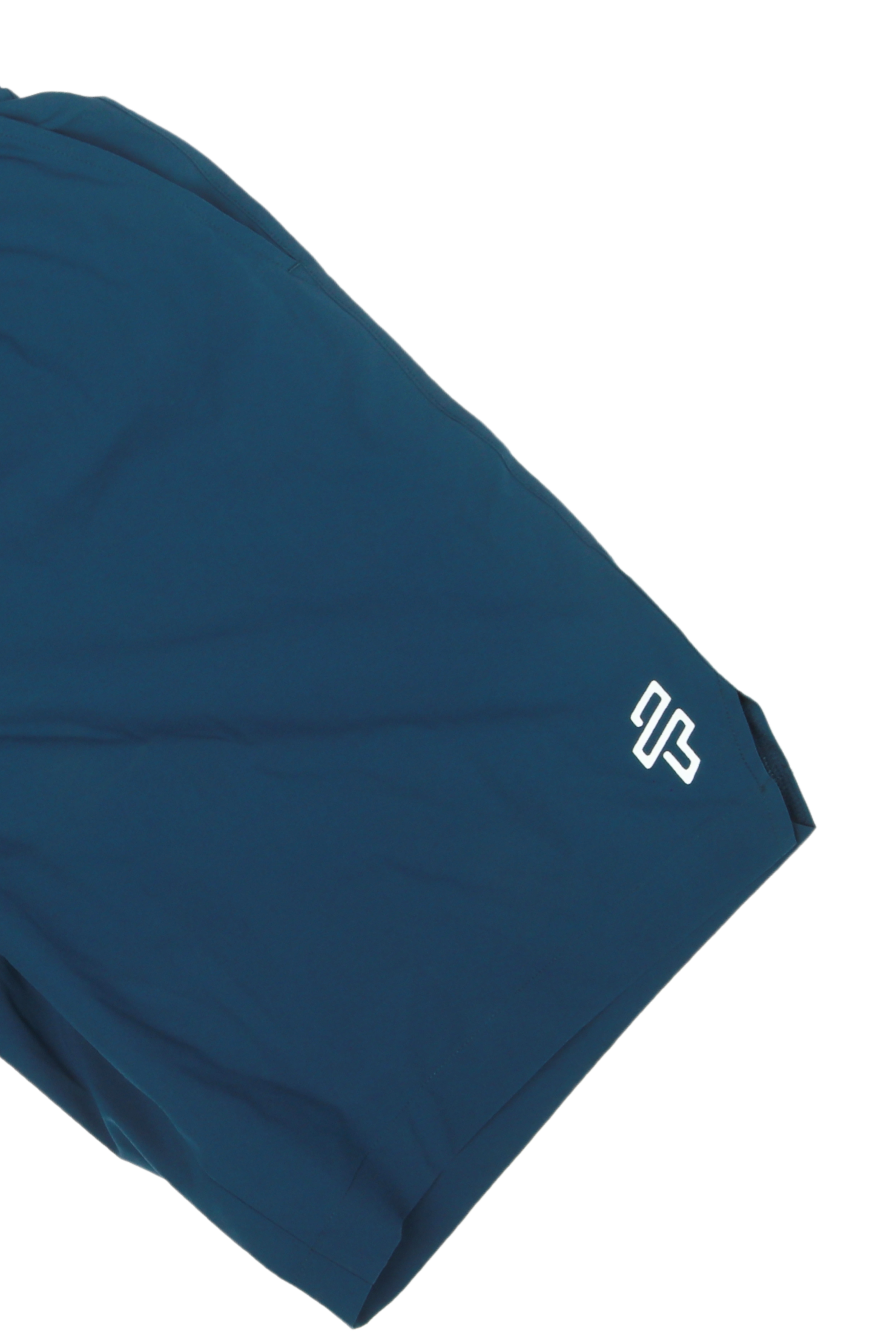 2-in-1 Compression Shorts - Deep Teal/Sky