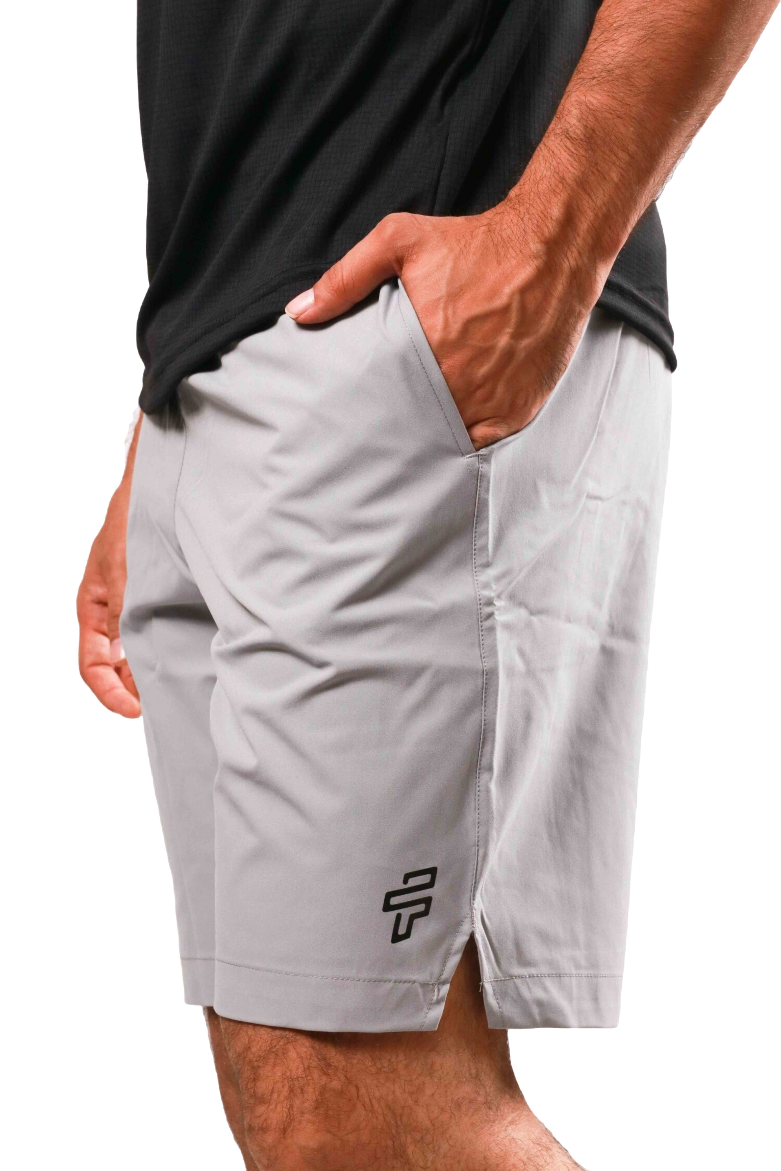 2-in-1 Compression Shorts - Storm/Black