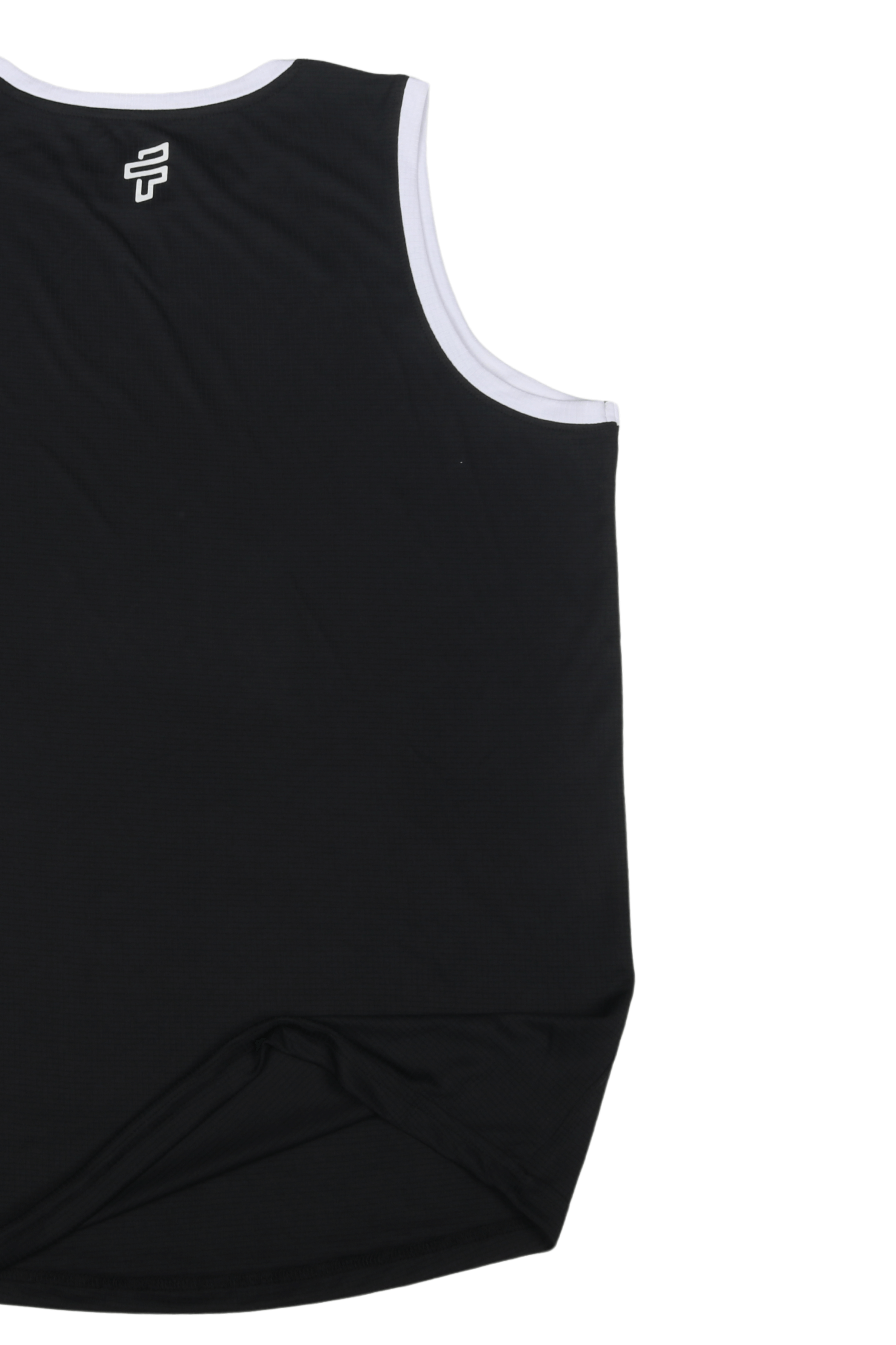 Contrast Trim Tank Top - Black
