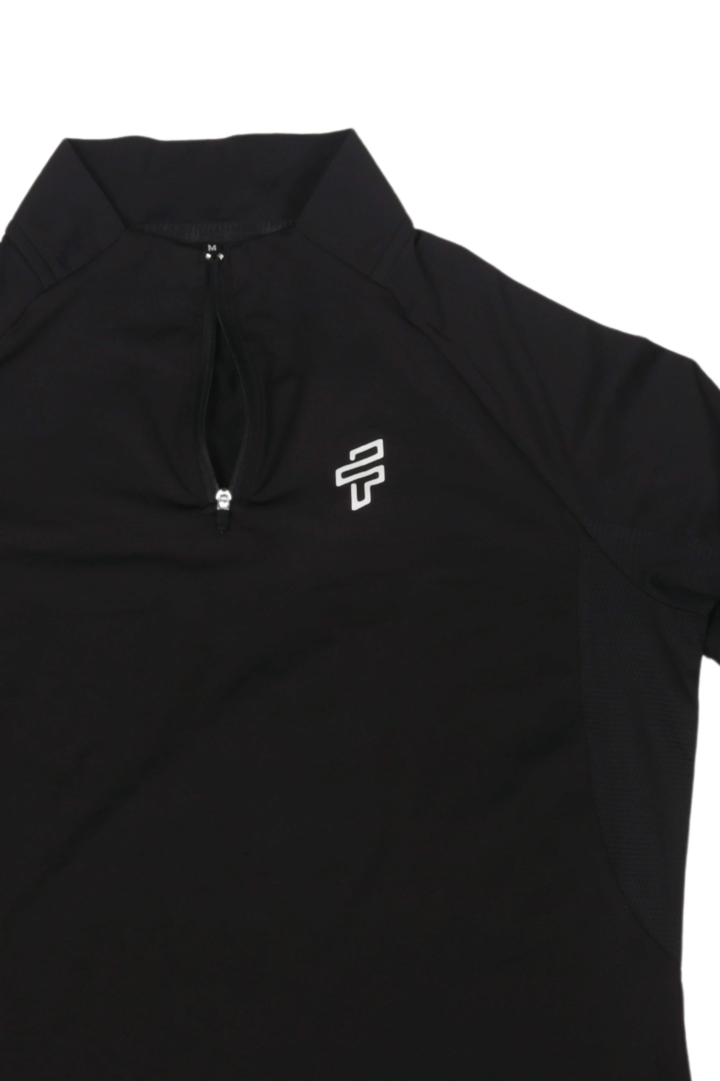 High Neck Full Sleeve Training Tshirt - Black