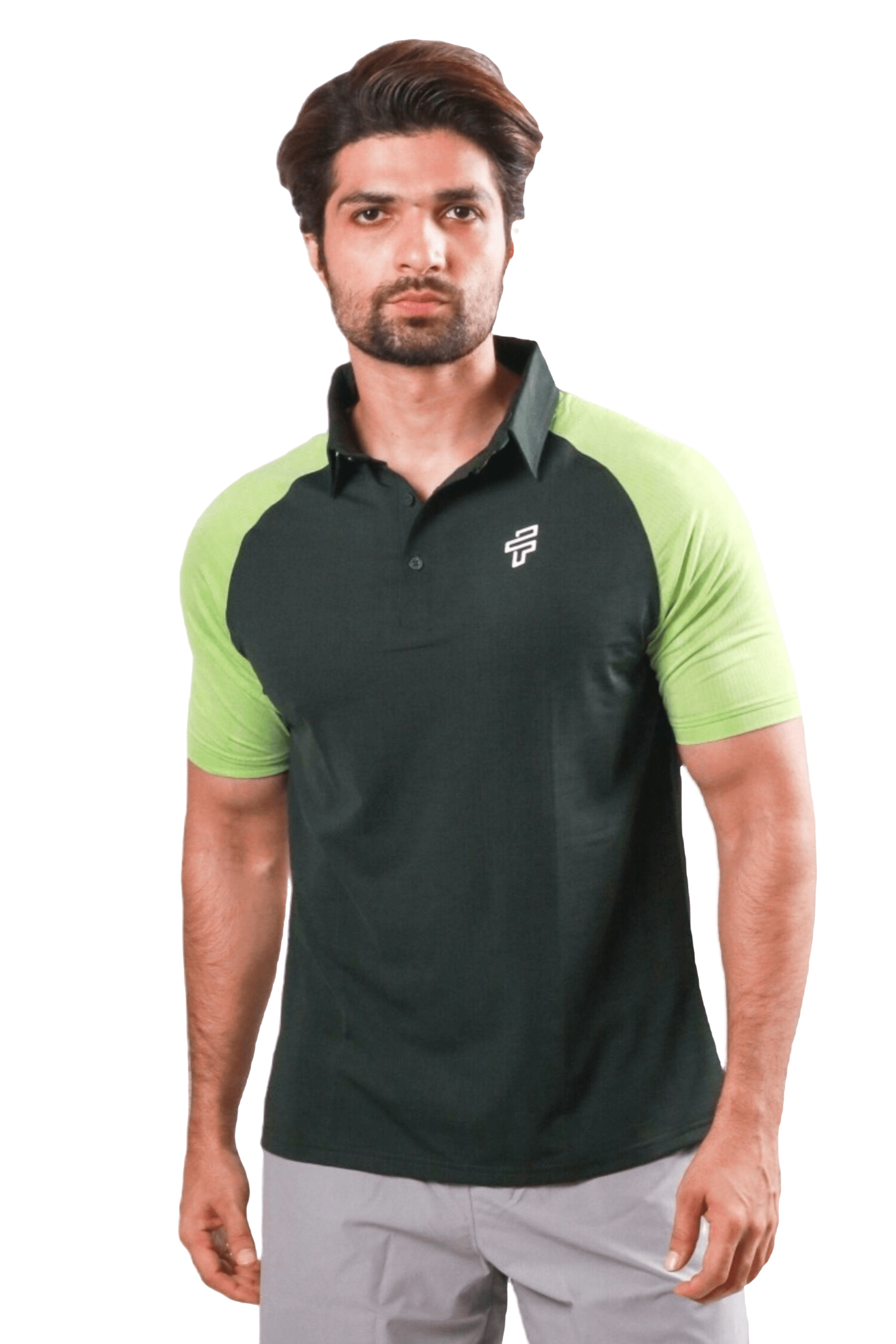 Performance Polo - Olive/Lime