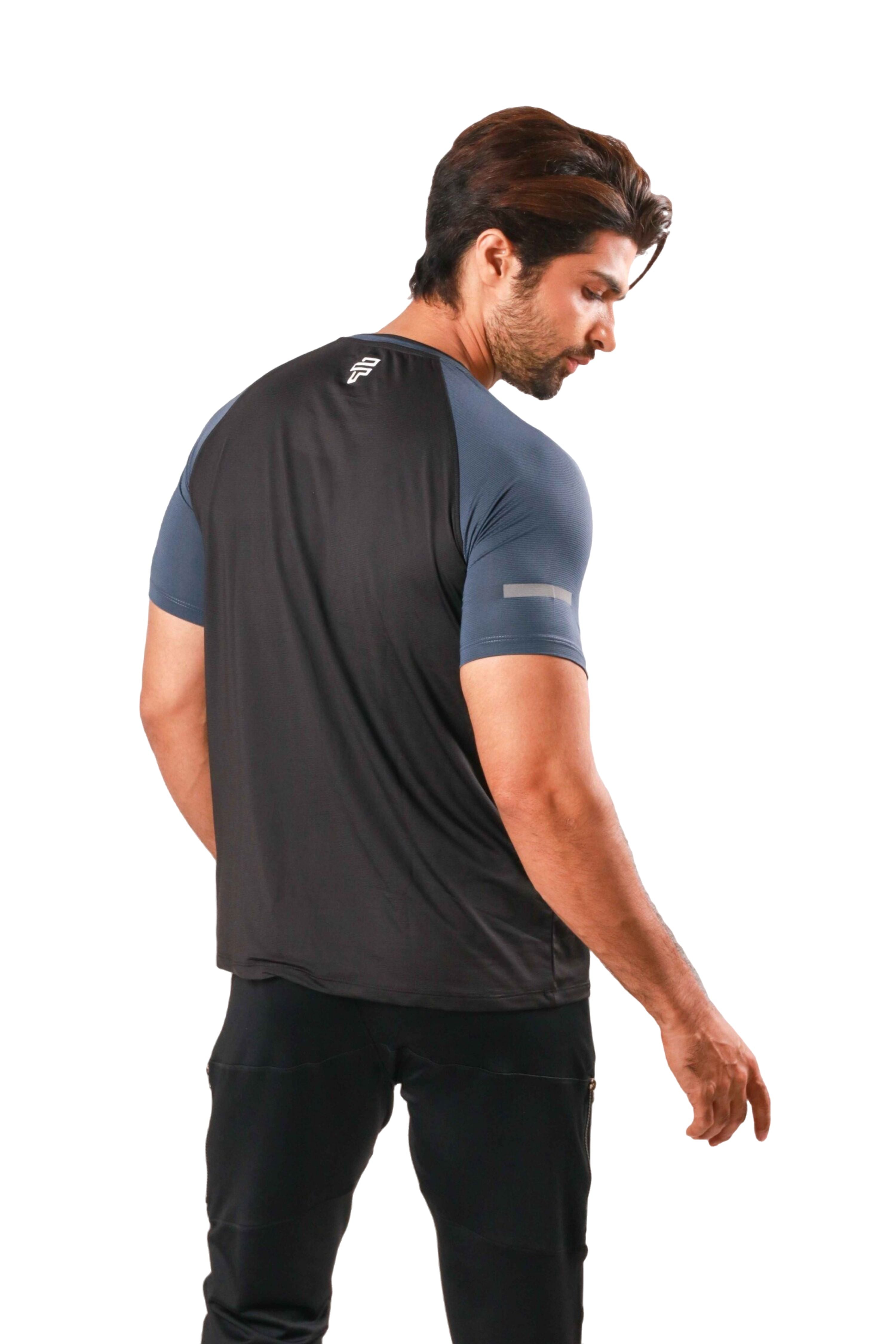 Raglan Jersey - Black/Gun Metal