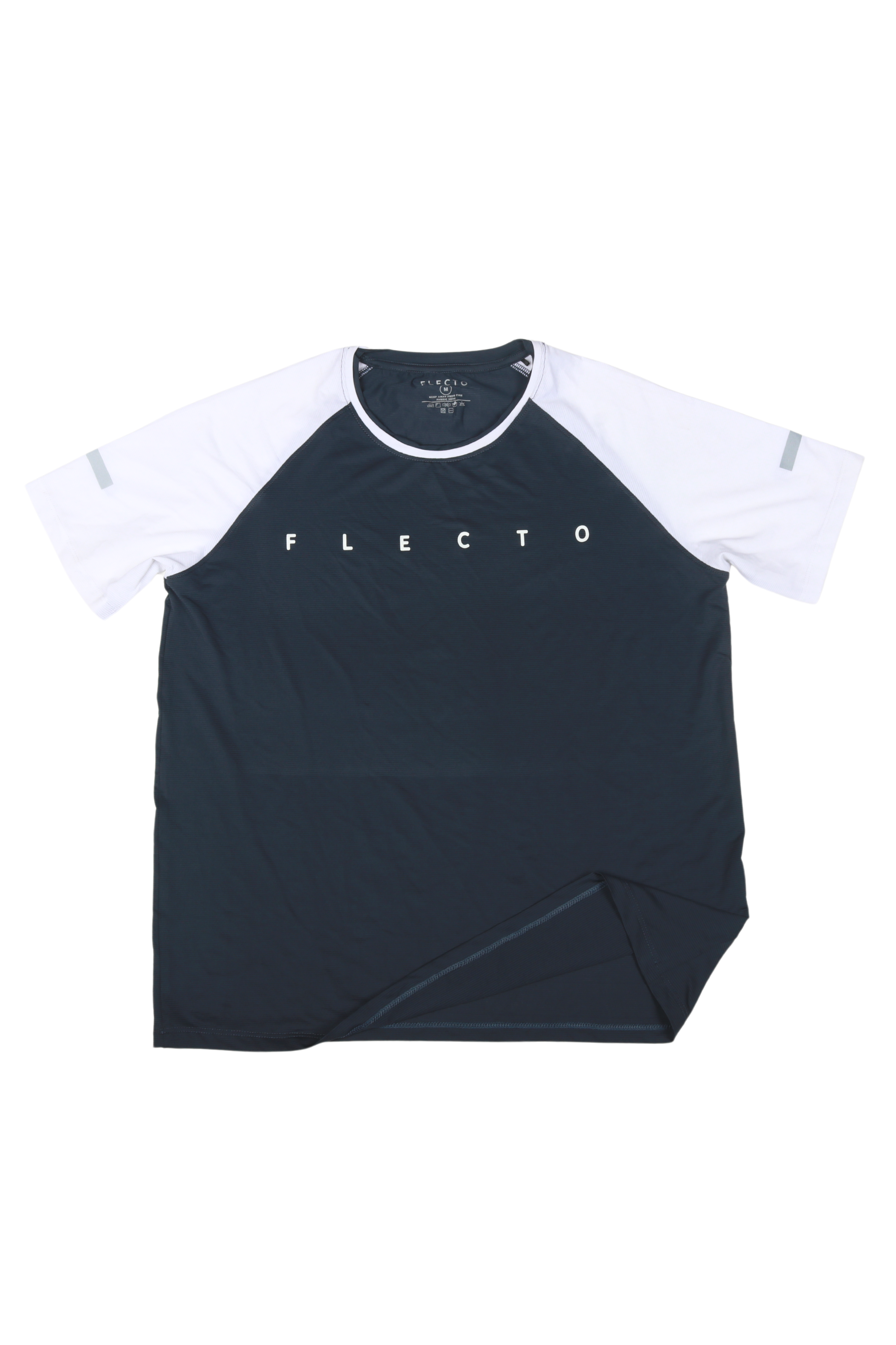 Raglan Jersey - Gun Metal/White