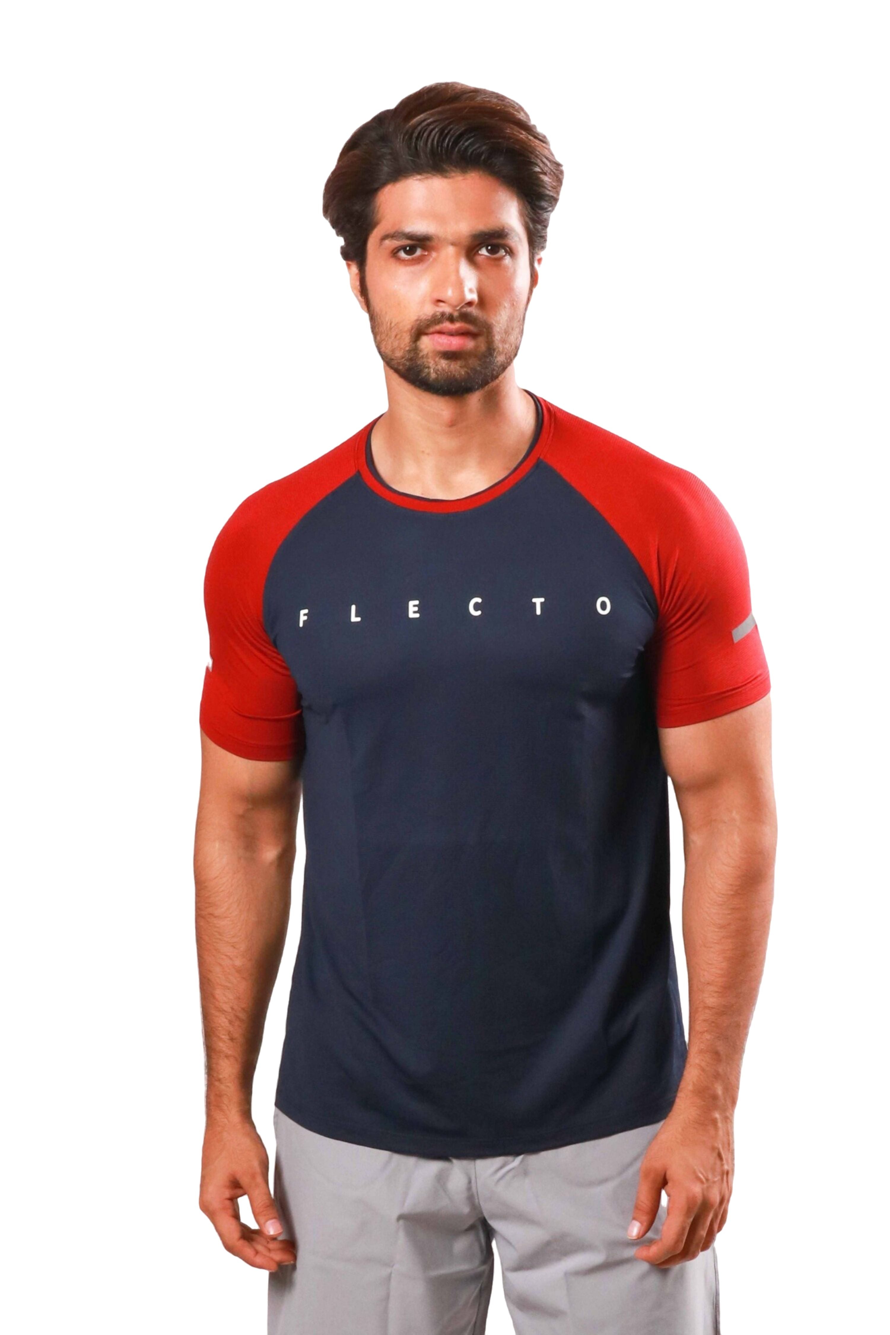 Raglan Jersey - Navy/Rust