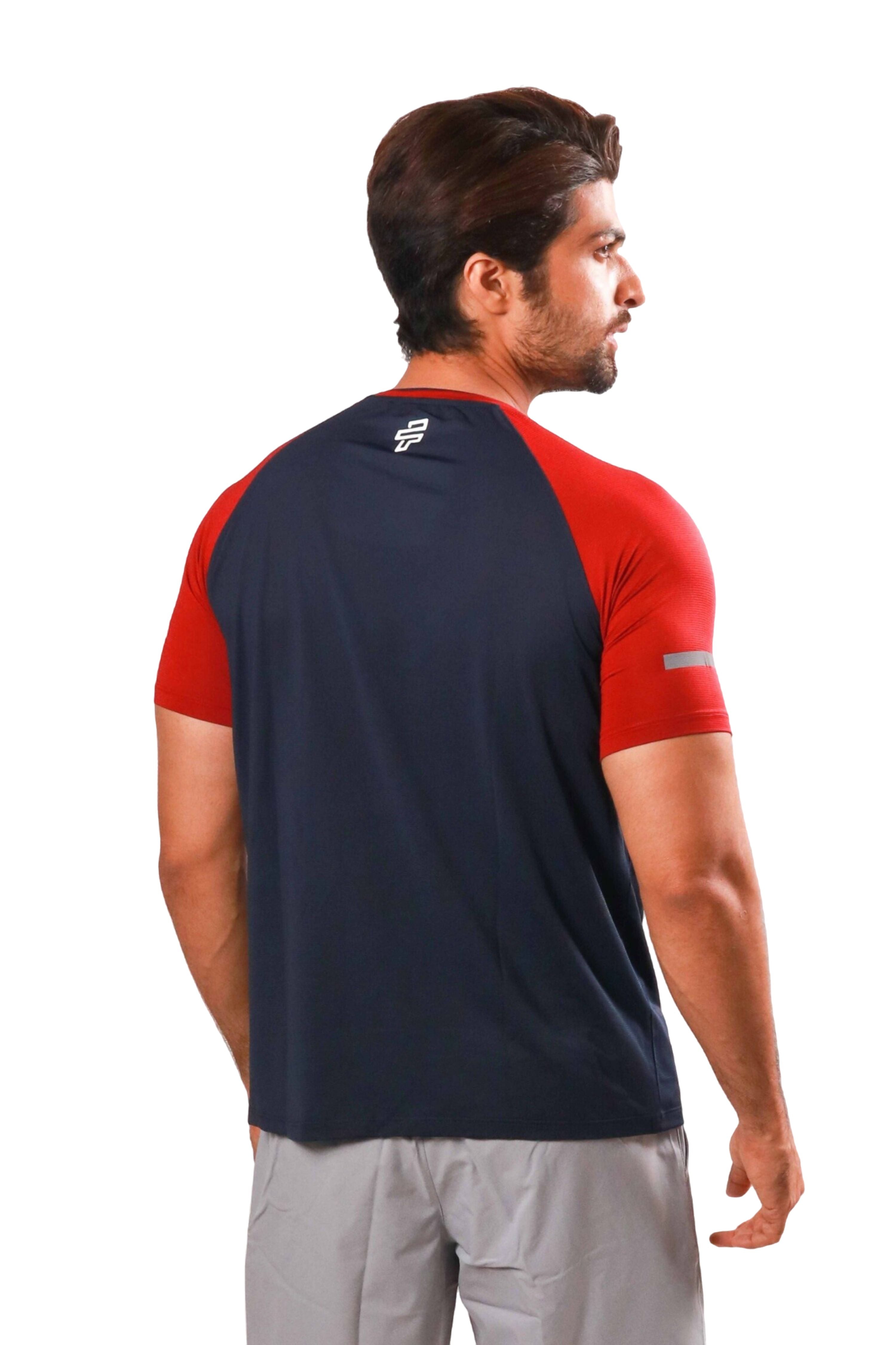 Raglan Jersey - Navy/Rust