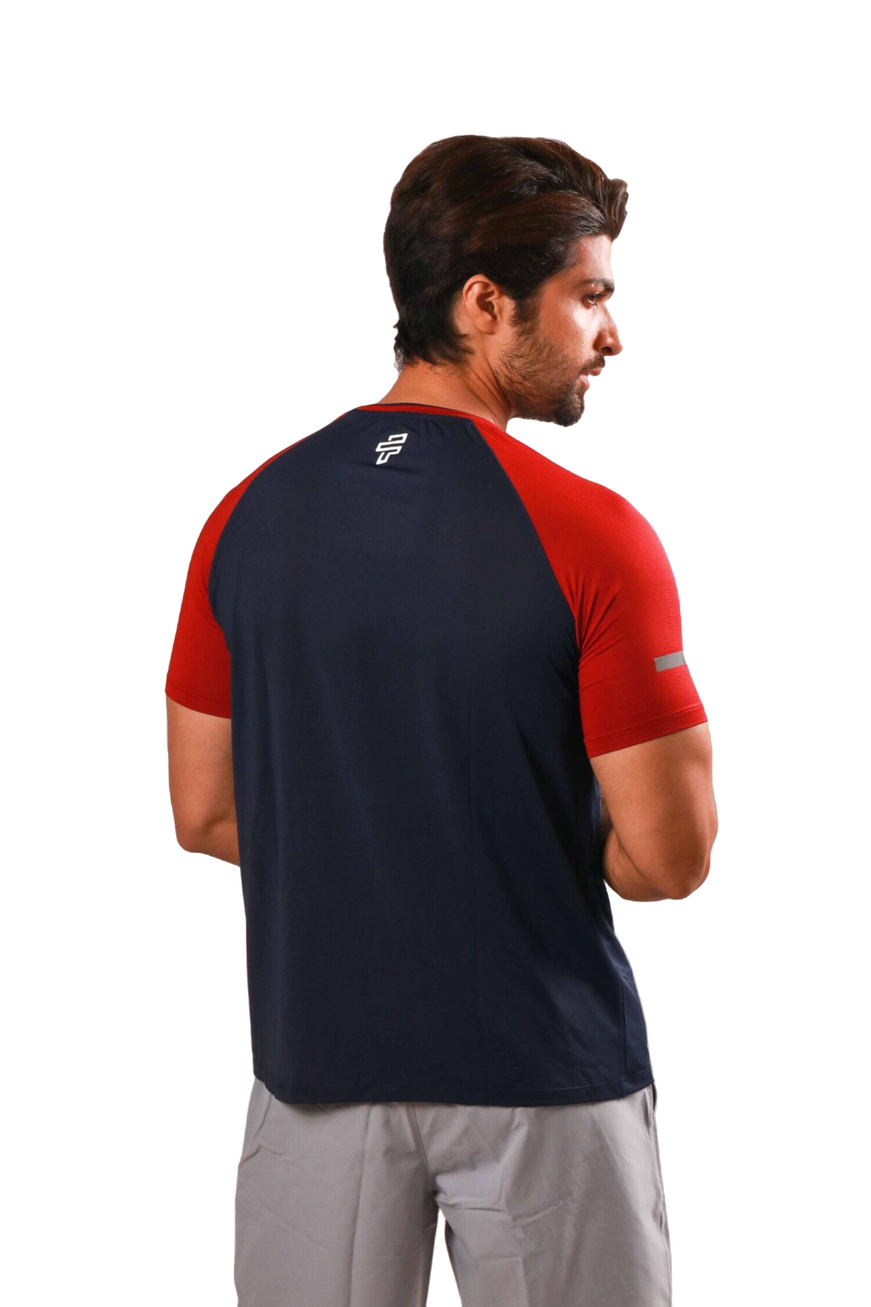 Raglan Jersey - Navy/Rust