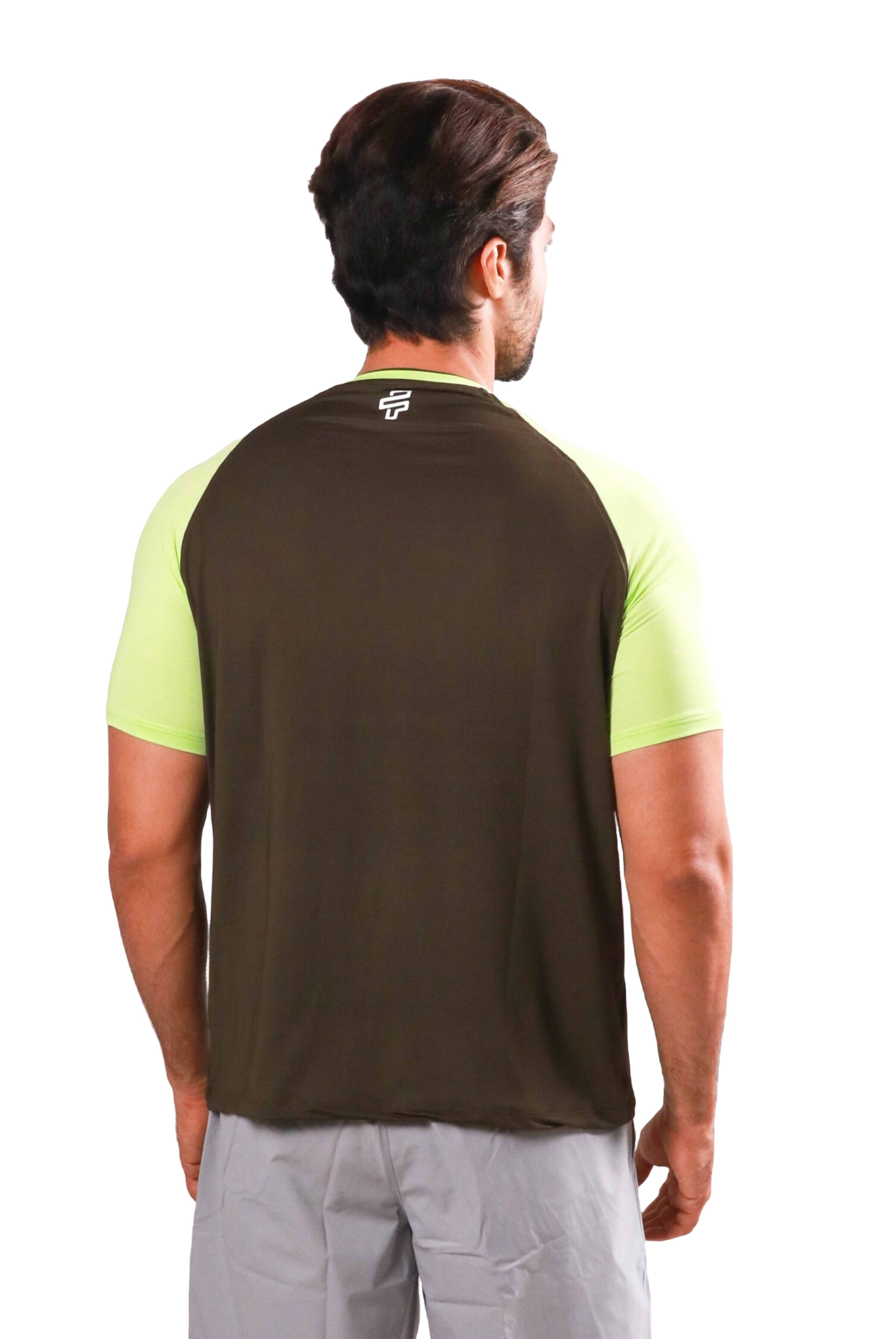 Raglan Jersey - Olive/Lime